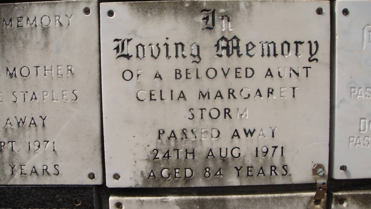 STORM Celia Margaret -1971