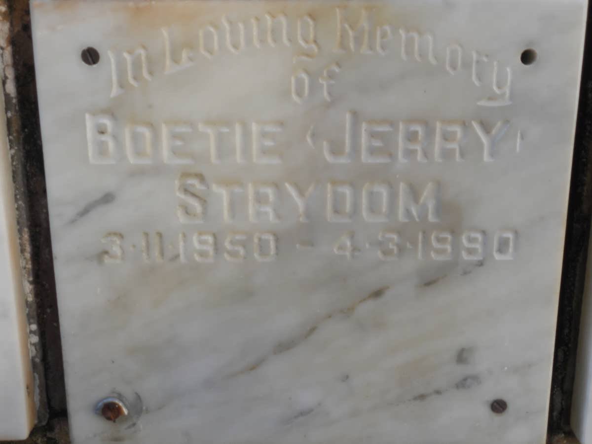 STRYDOM Boetie 1950-1990