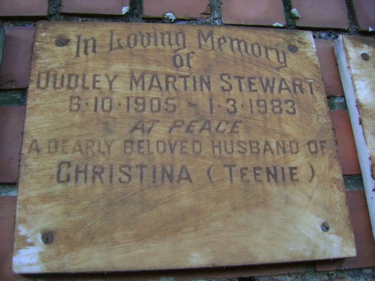 STEWART Dudley Martin 1905-1983