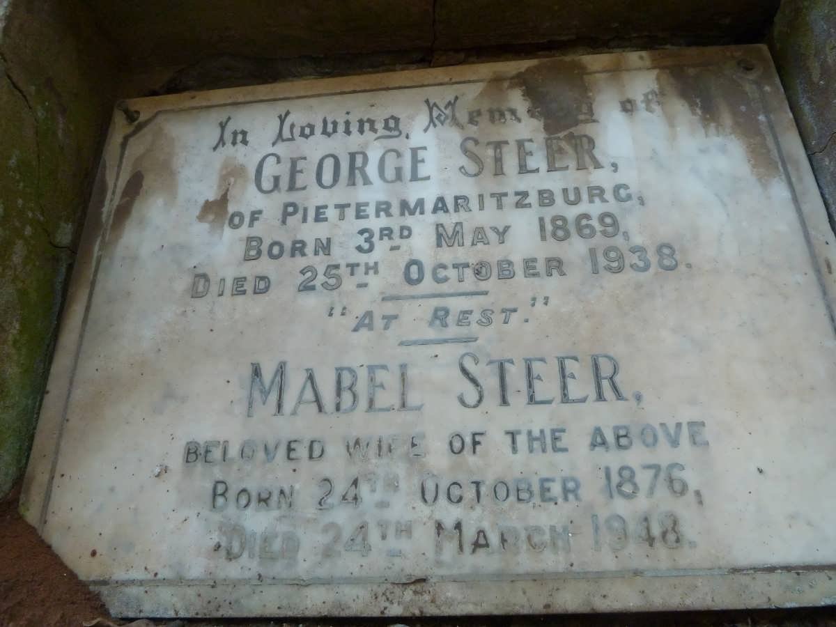 STEER George 1869-1938 &amp; Mabel 1876-1948