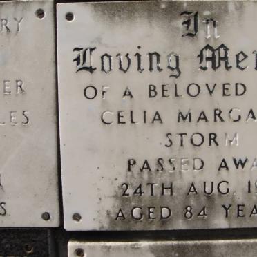 STORM Celia Margaret -1971