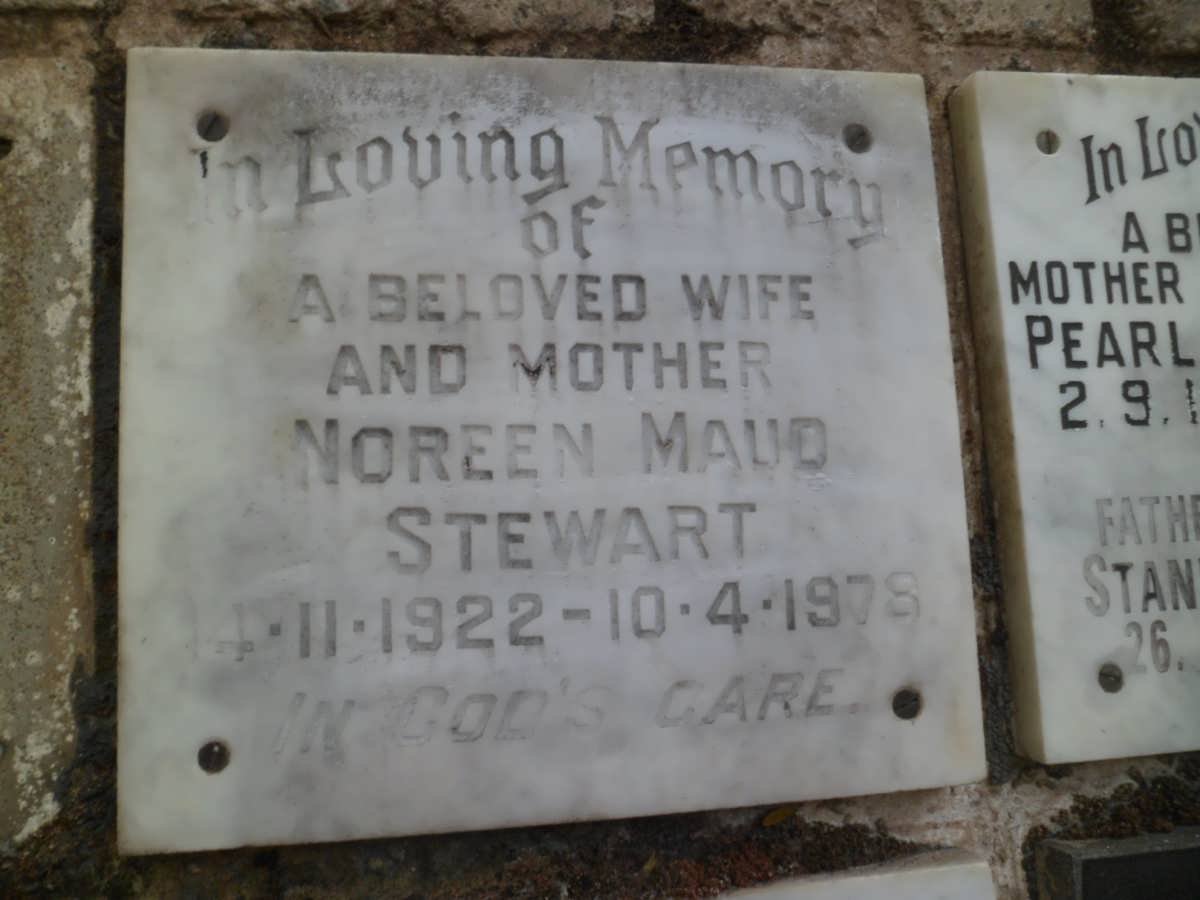 STEWART Noreen Maud 1922-1978