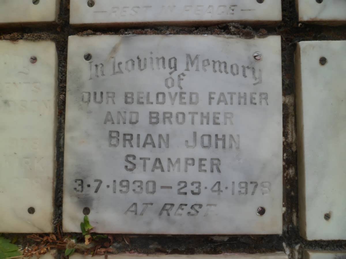 STAMPER Brian John 1930-1978
