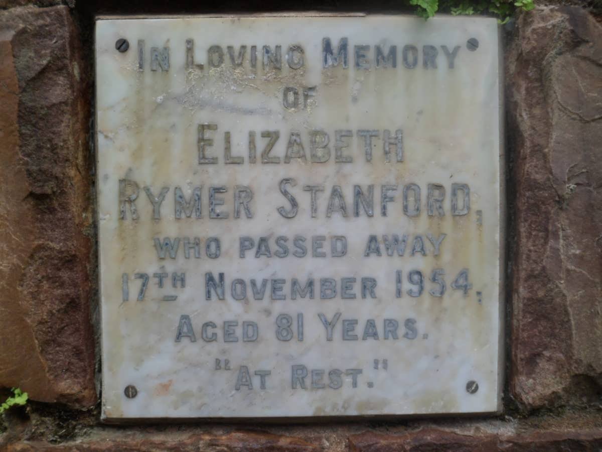 STANFORD Elizabeth Rymer -1954