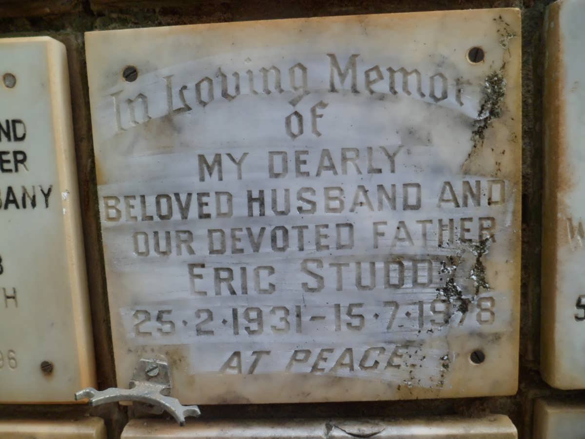 STUDD Eric 1931-1978