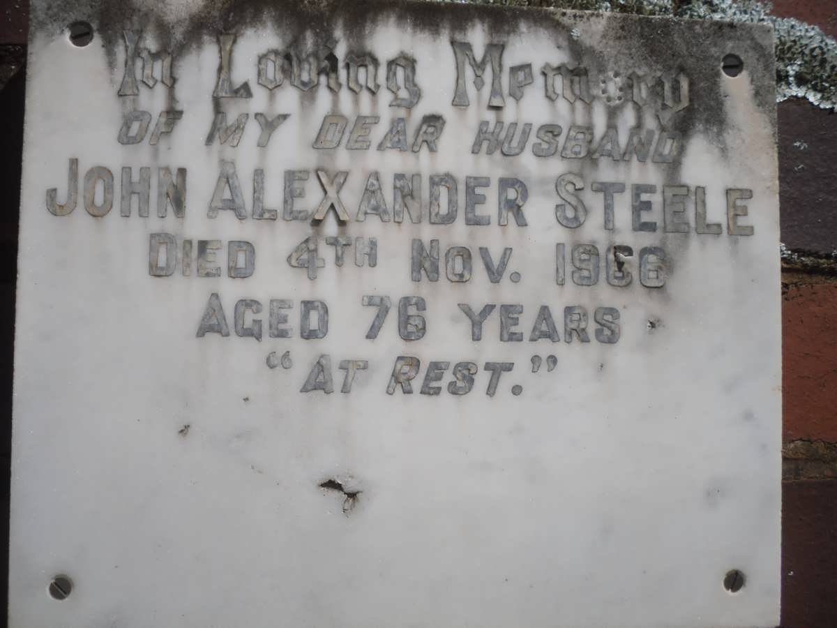 STEELE John Alexander -1966