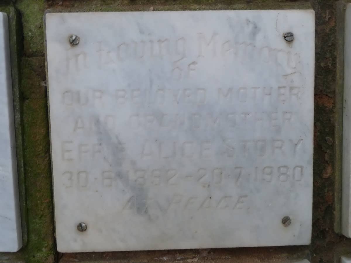 STORY Effie Alice 1892-1980