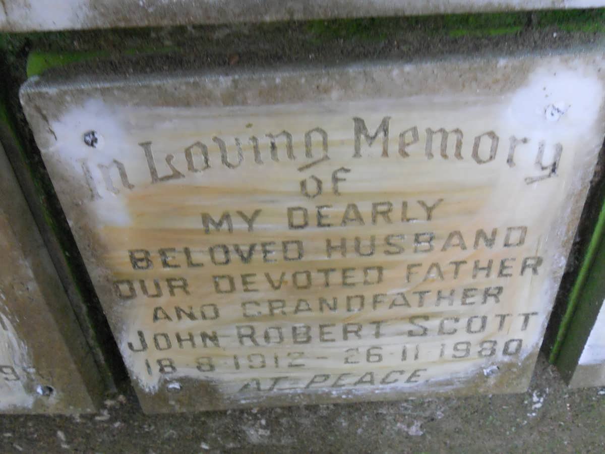 SCOTT John Robert 1912-1980