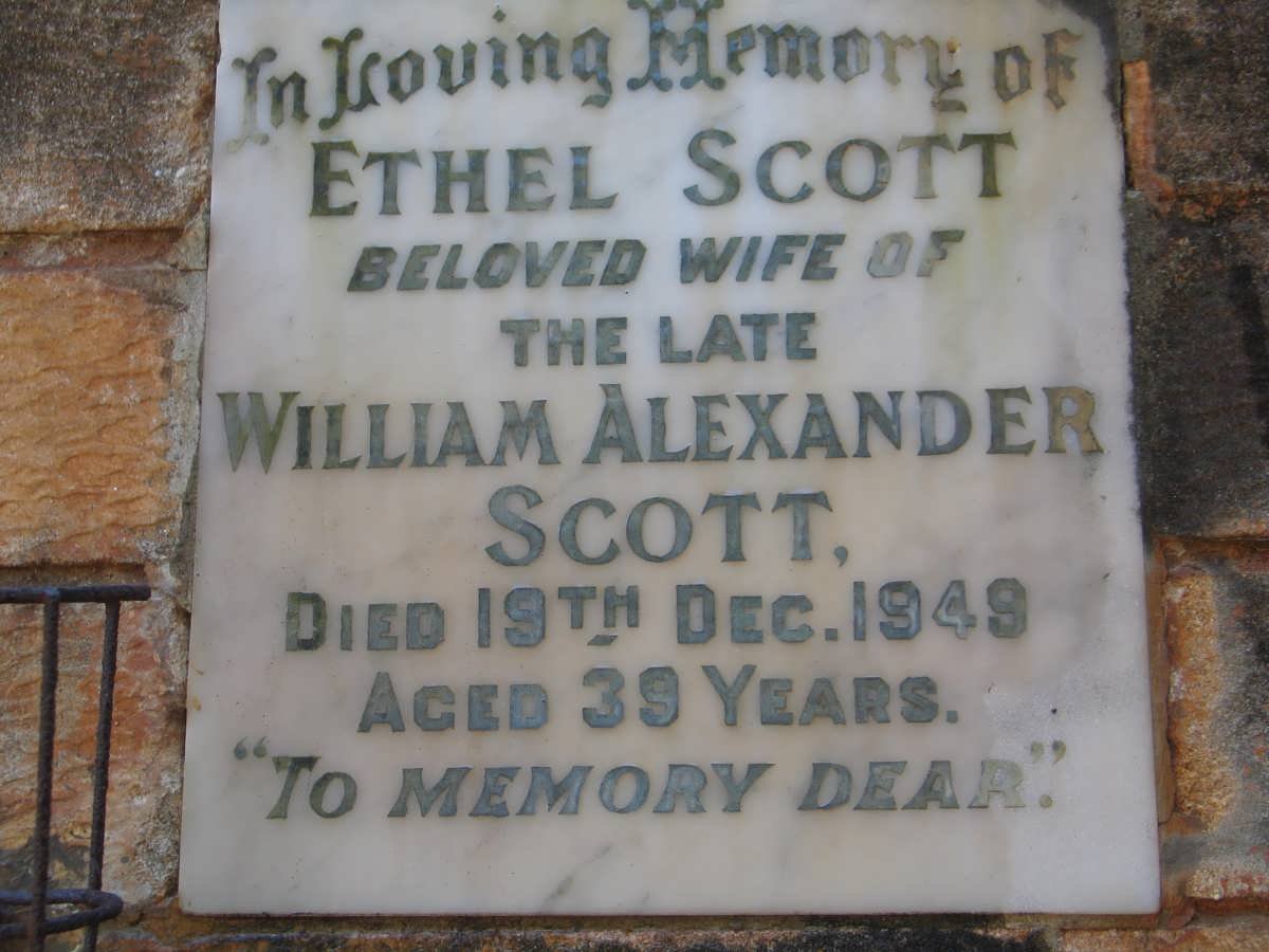 SCOTT Ethel -1949