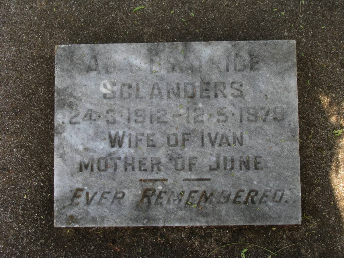 SCLANDERS Ada Beatrice 1912-1979