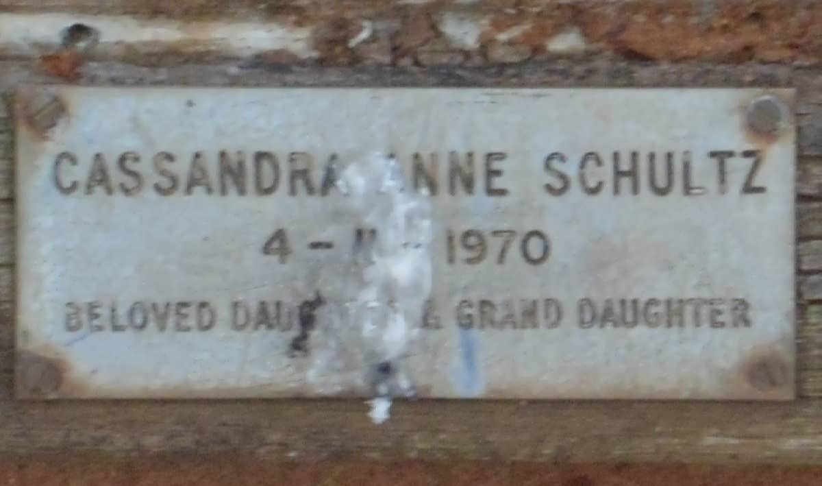 SCHULTZ Cassandra Anne -1970