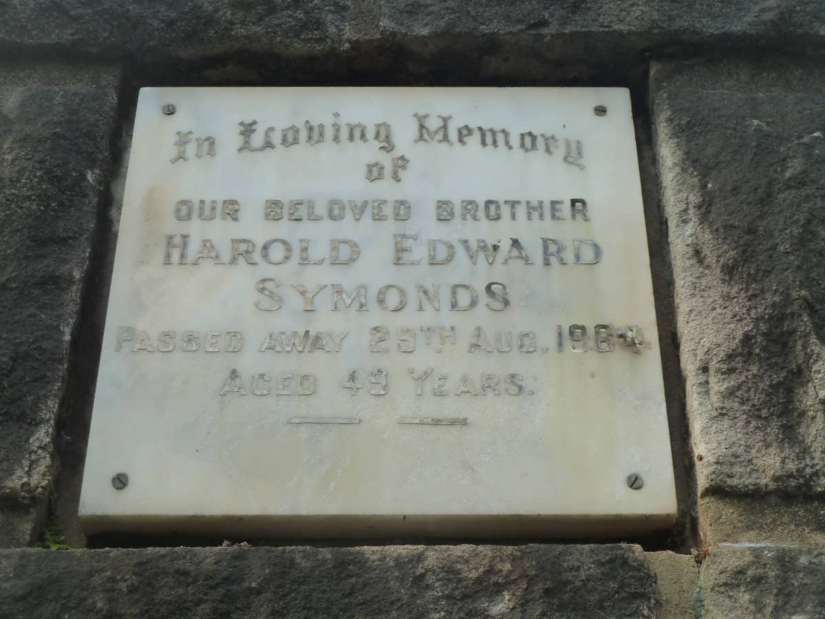 SYMONDS Harold Edward -1964