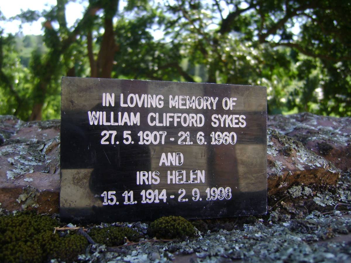 SYKES William Clifford 1907-1960 &amp; Iris Helen 1914-1998