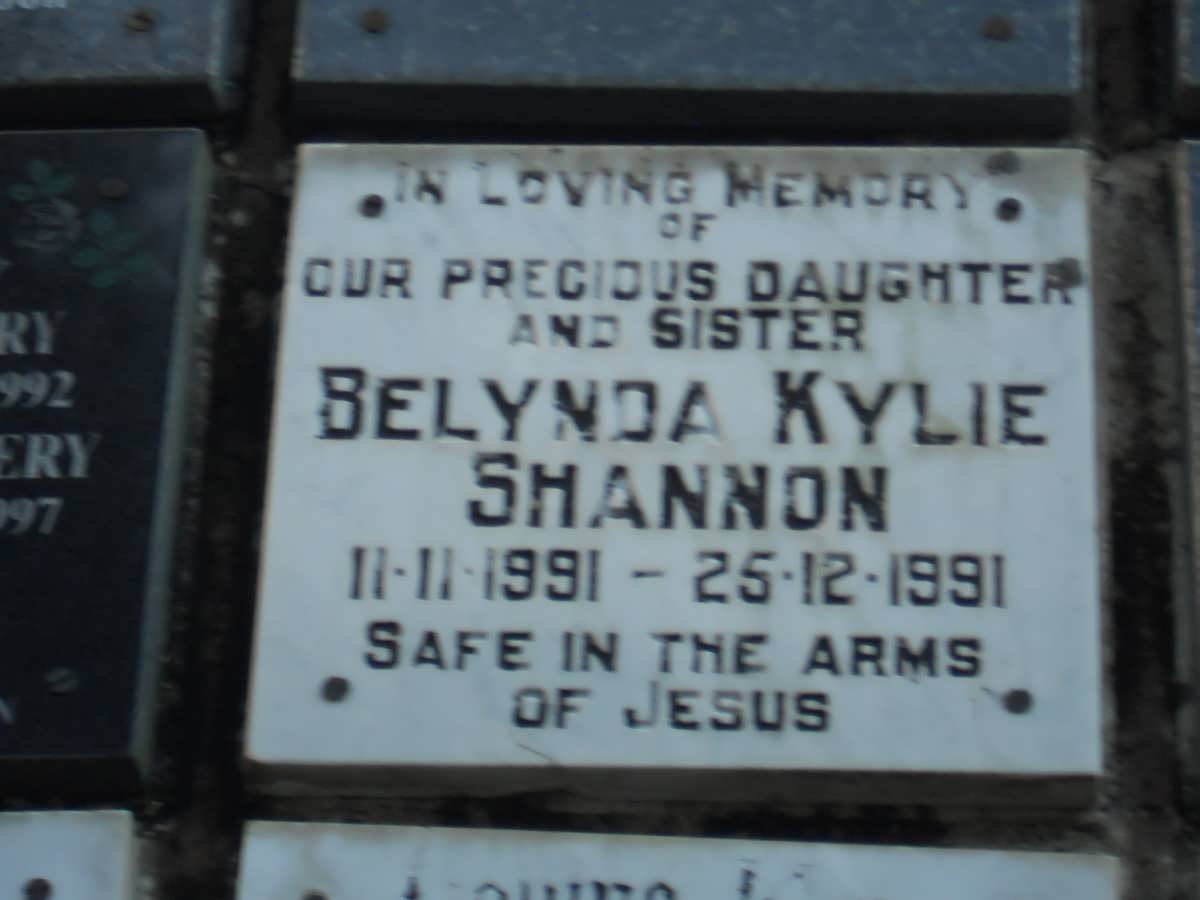 SHANNON Belynda Kylie 1991-1991