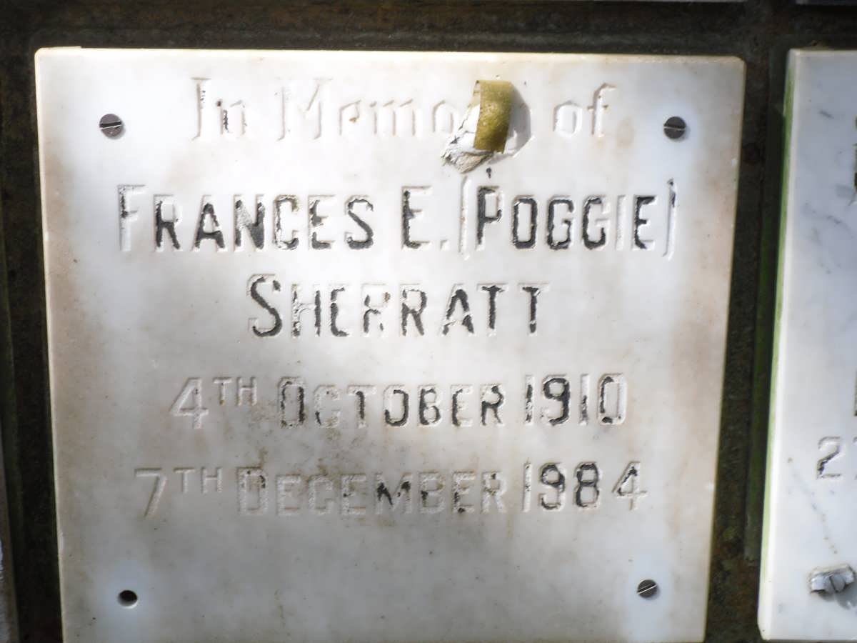 SHERRATT Frances E. 1910-1984