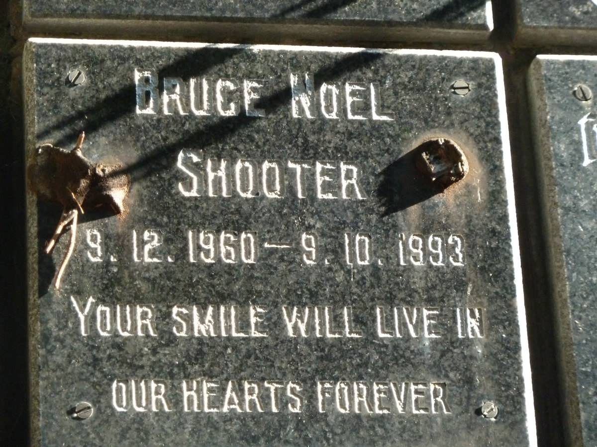 SHOOTER Bruce Noel 1960-1993