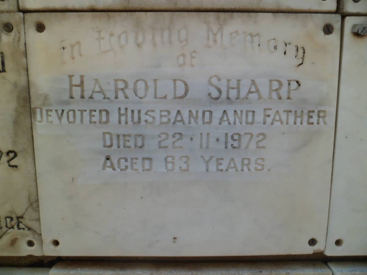 SHARP Harold -1972