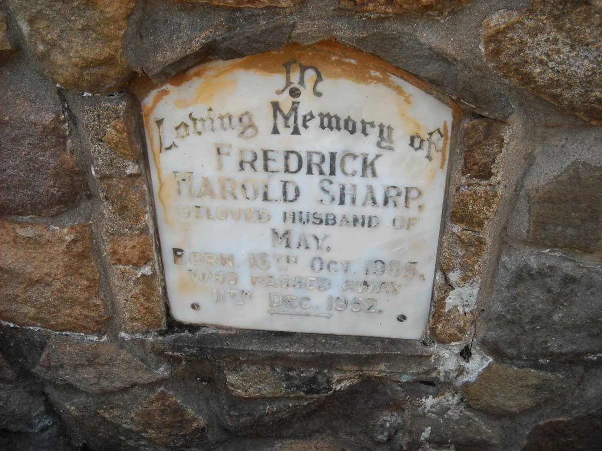 SHARP Fredrick Harold 1905-1952