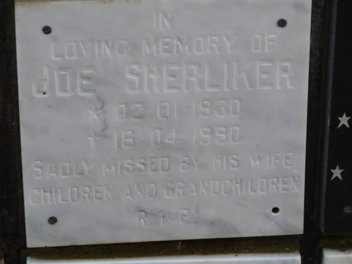 SHERLIKER Joe 1930-1990