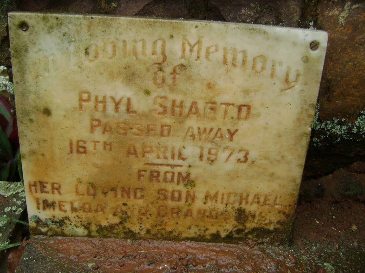 SHAFTO Phyl -1973