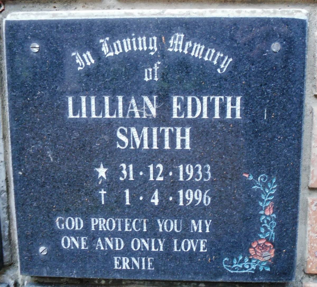 SMITH Lillian Edith 1933-1996