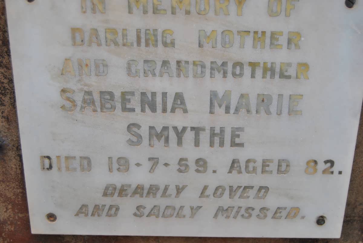 SMYTHE Sabenia Marie -1959