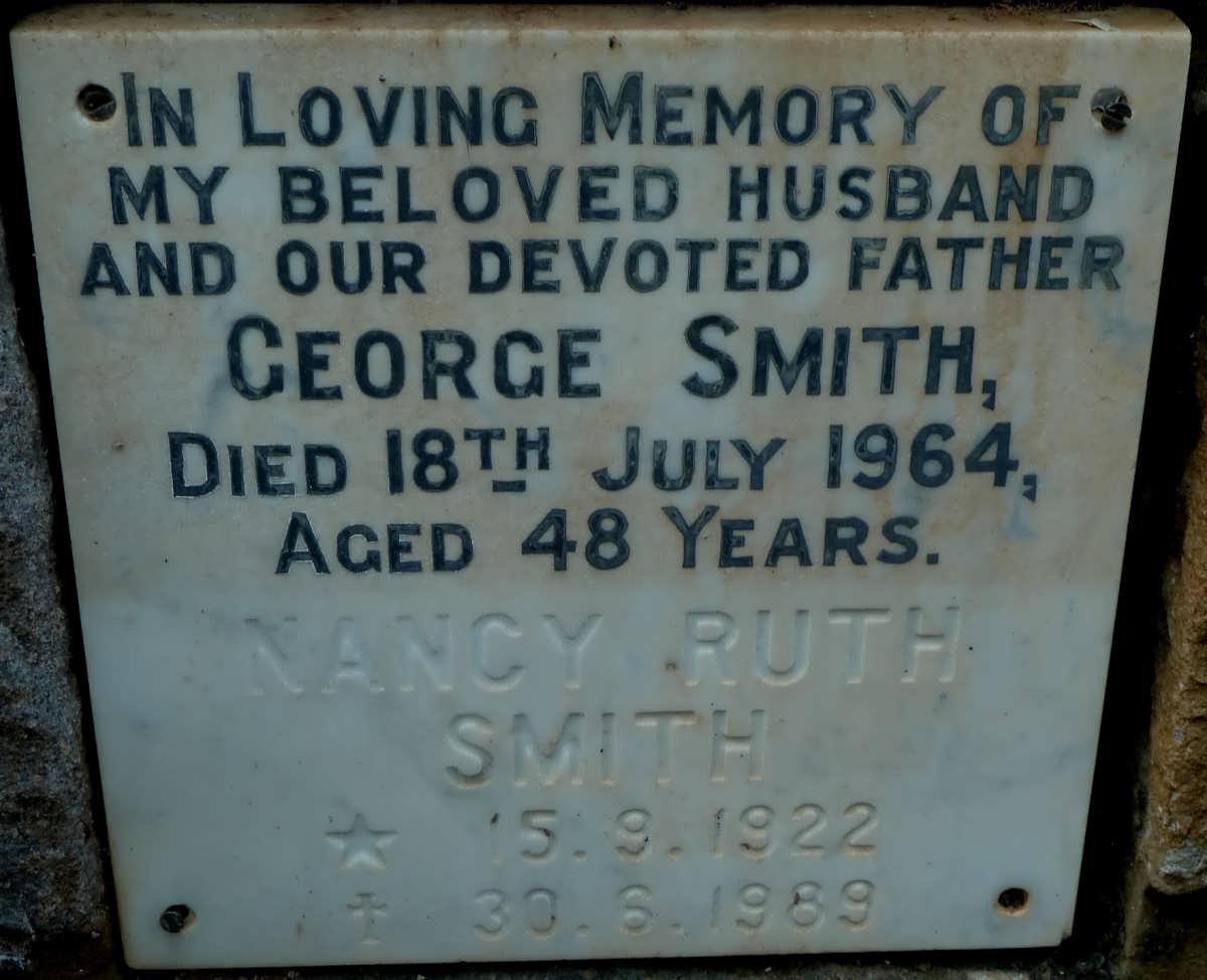 SMITH George -1964 &amp; Nancy Ruth 1922-1989