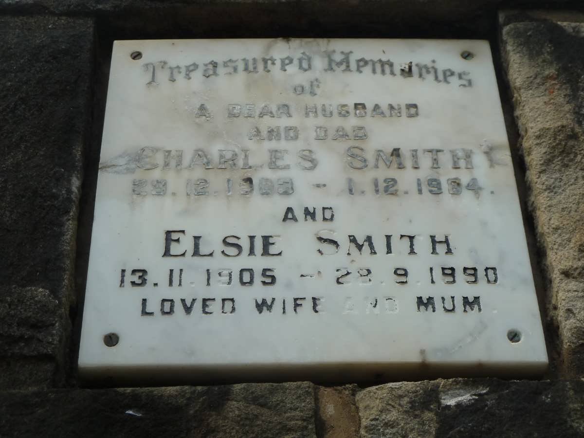 SMITH Charles 1903-1964 &amp; Elsie 1905-1990
