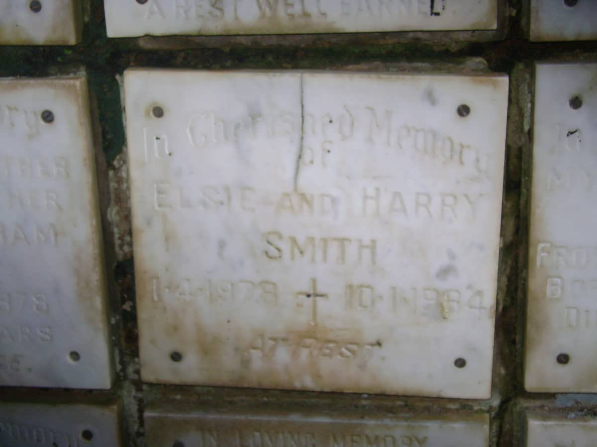 SMITH Elsie -1978 :: SMITH Harry -1984