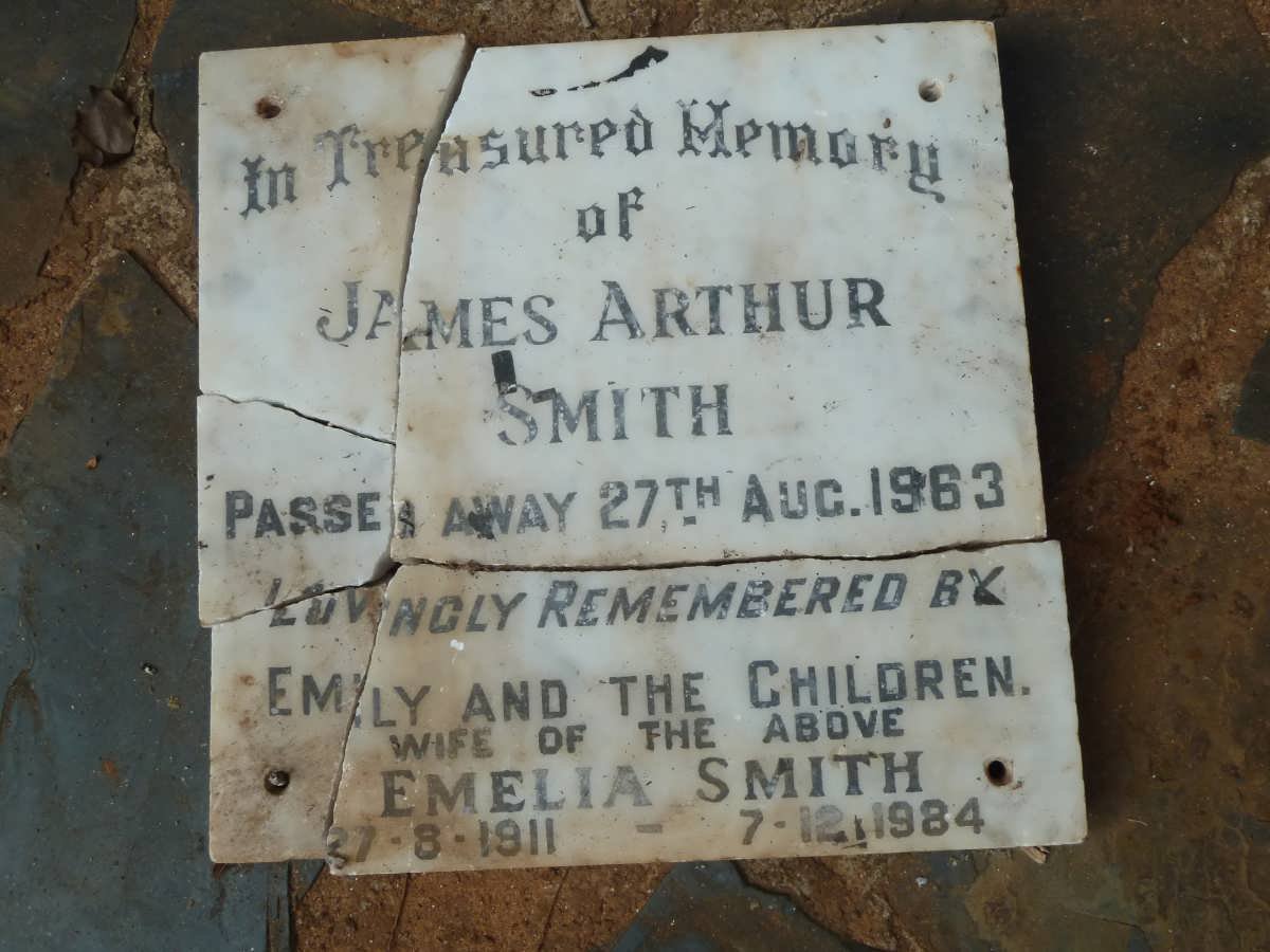 SMITH James Arthur -1963 &amp; Emelia 1911-1984