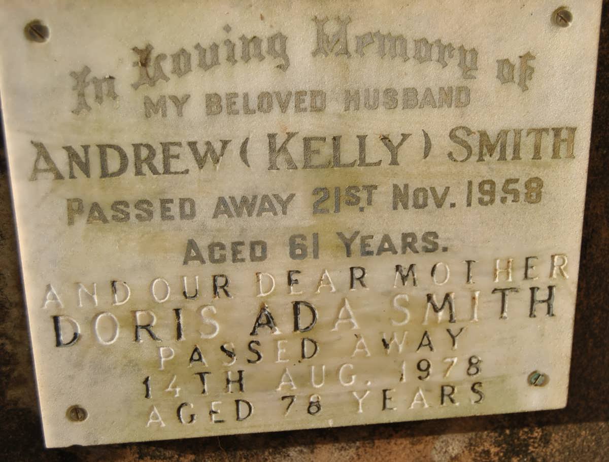 SMITH Andrew -1958 &amp; Doris Ada -1978