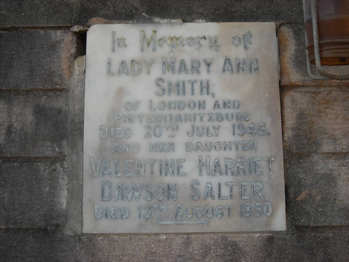 SMITH Mary Ann -1946 :: SALTER Valentine Harriet Dawson -1950