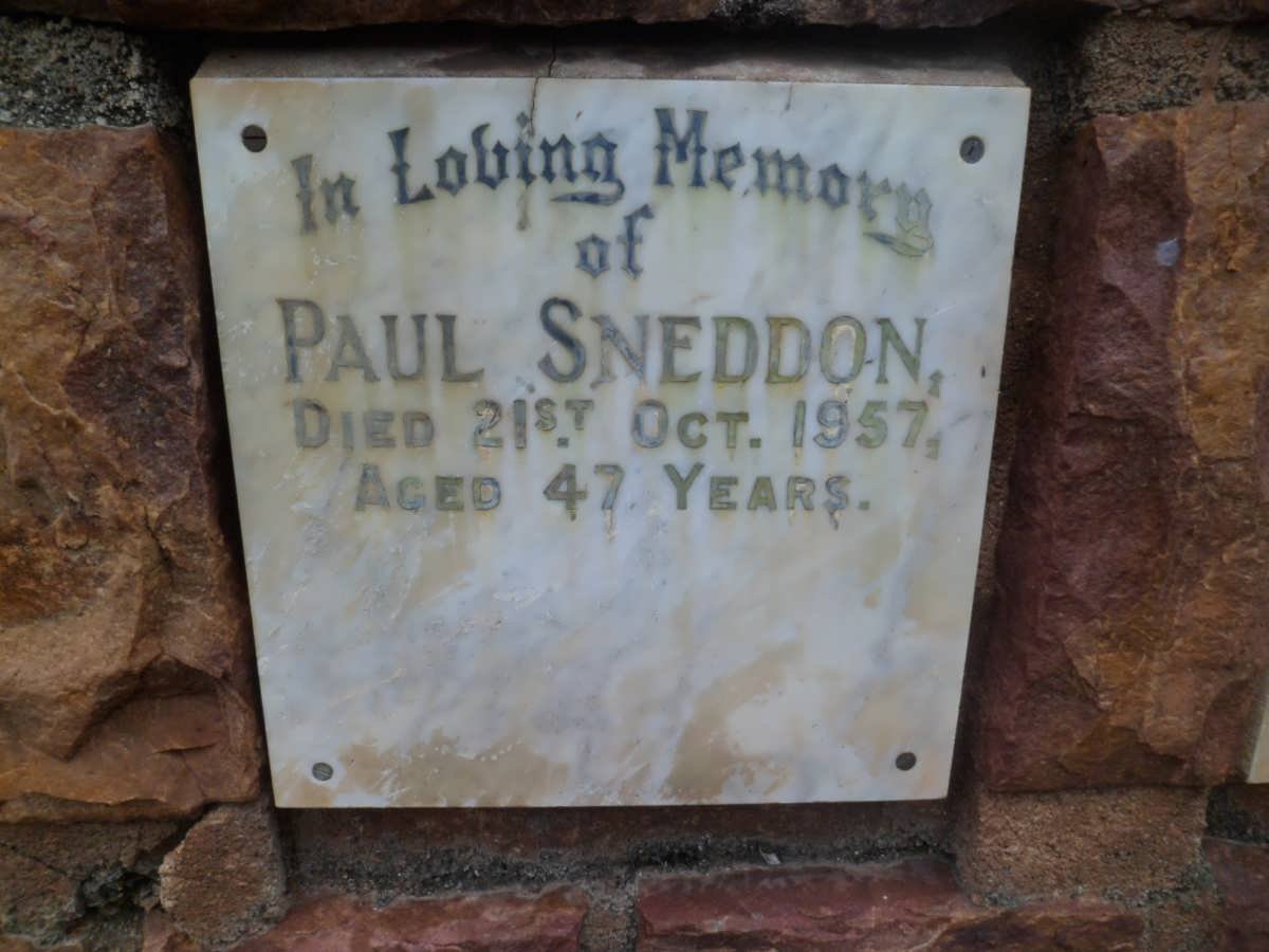SNEDDON Paul -1957