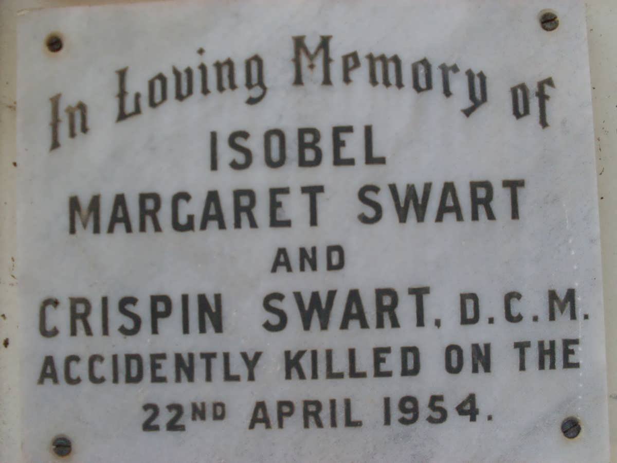 SWART Crispin -1954 &amp; Isobel Margaret -1954