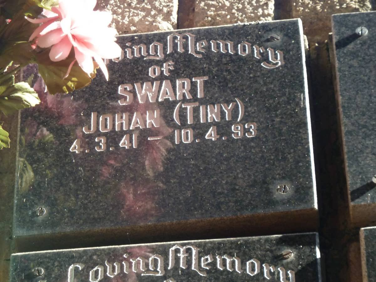 SWART Johan 1941-1993