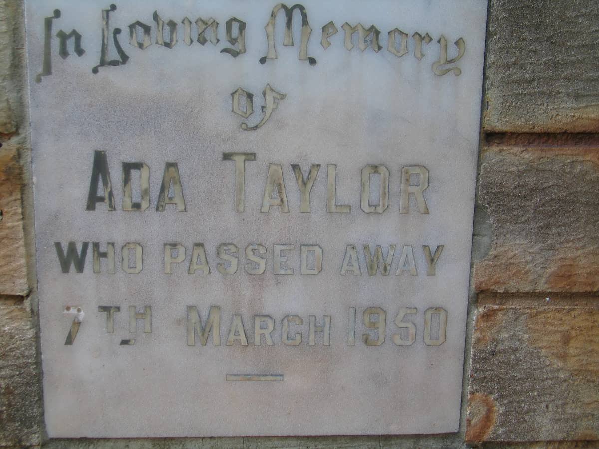 TAYLOR Ada -1950