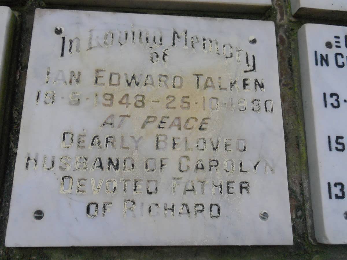TALKEN Ian Edward 1948-1980