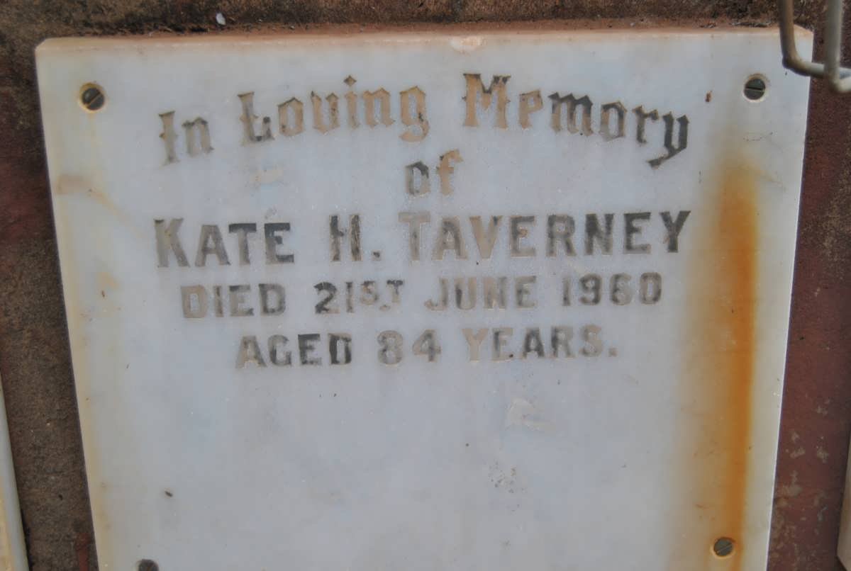 TAVERNEY Kate H. -1960