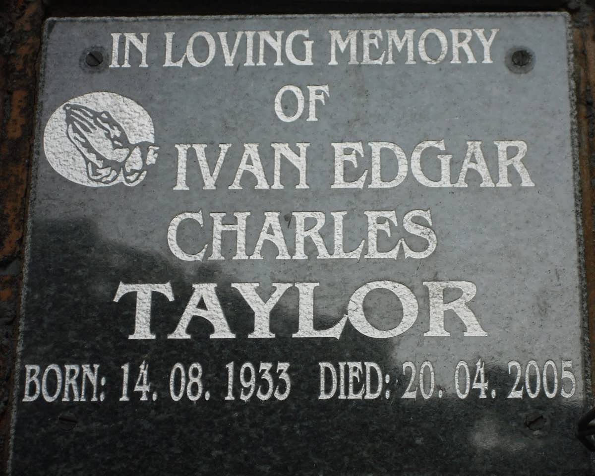 TAYLOR Ivan Edgar Charles 1933-2005