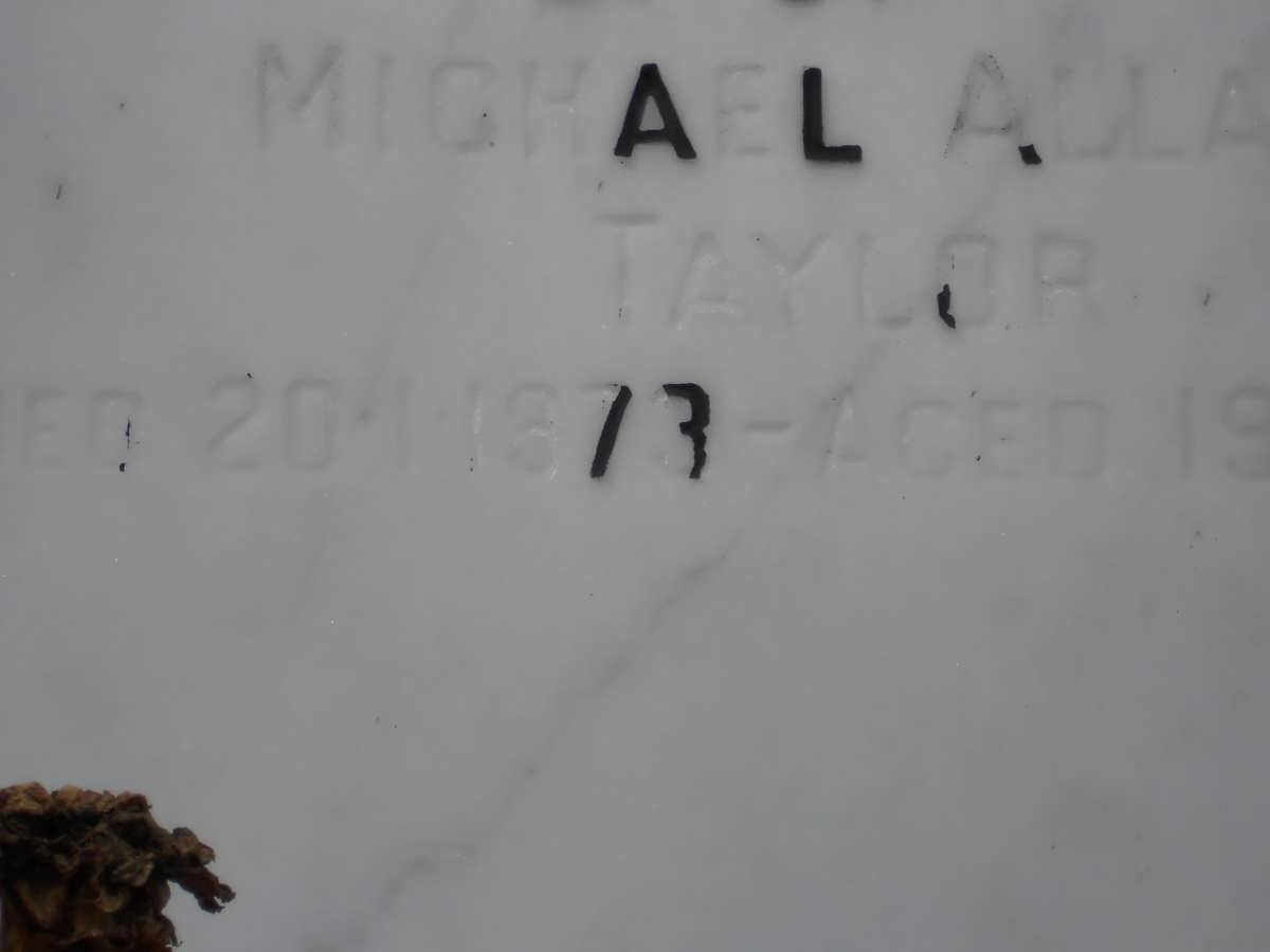 TAYLOR Michael Allan -1973