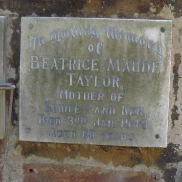 TAYLOR Beatrice Maude -1949