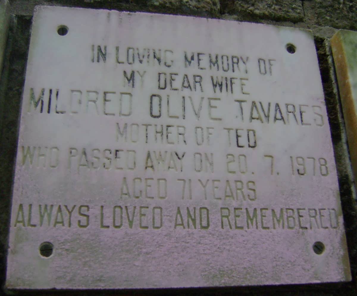 TAVARES Mildred Olive -1978