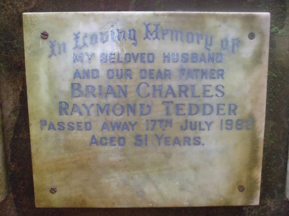 TEDDER Brian Charles Raymond -1962