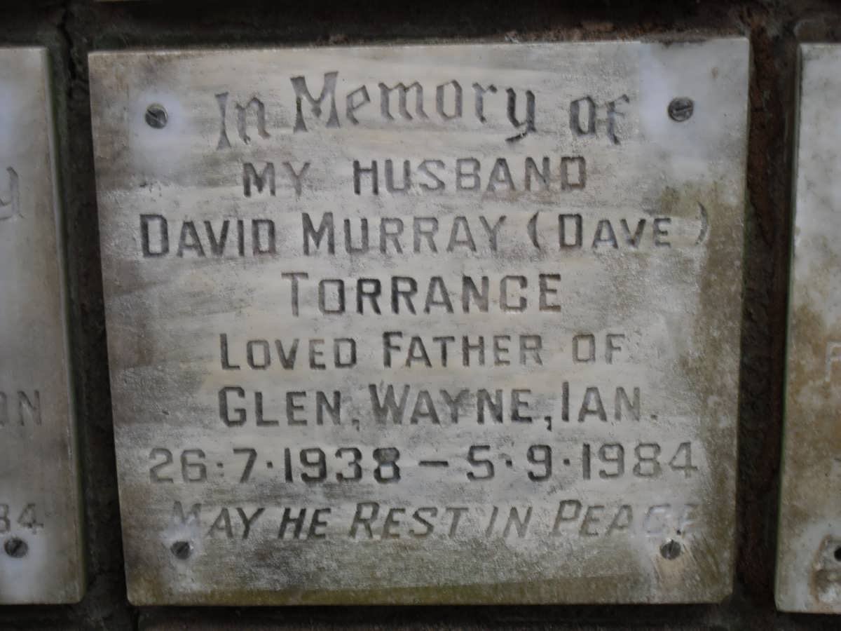 TORRANCE David Murray 1938-1984