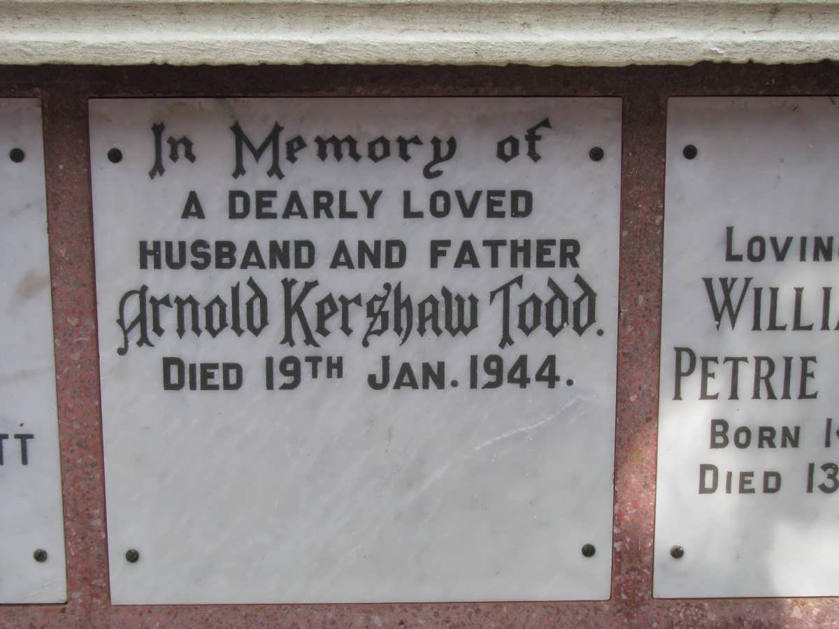 TODD Arnold Kershaw -1944
