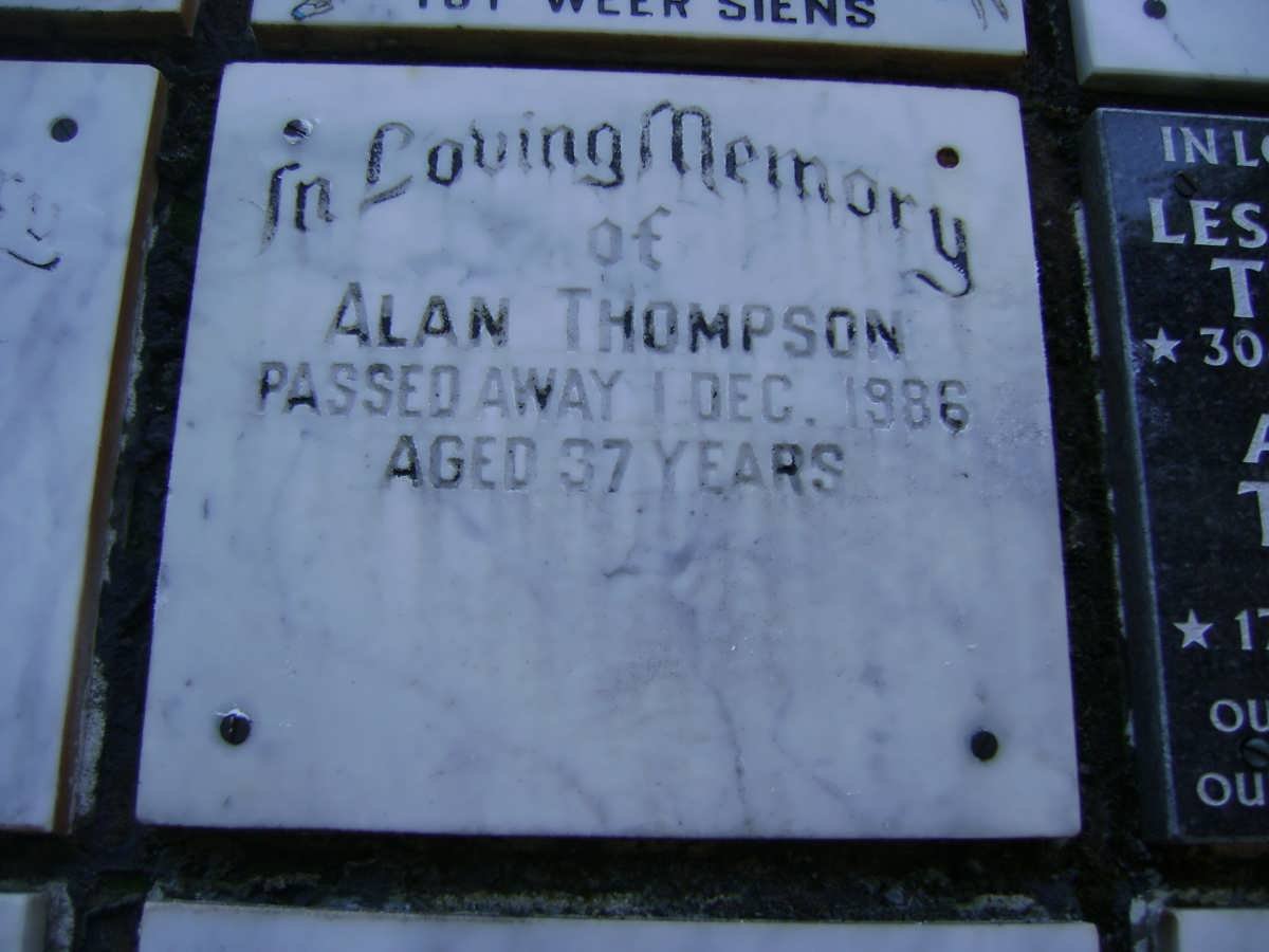 THOMPSON Alan -1986