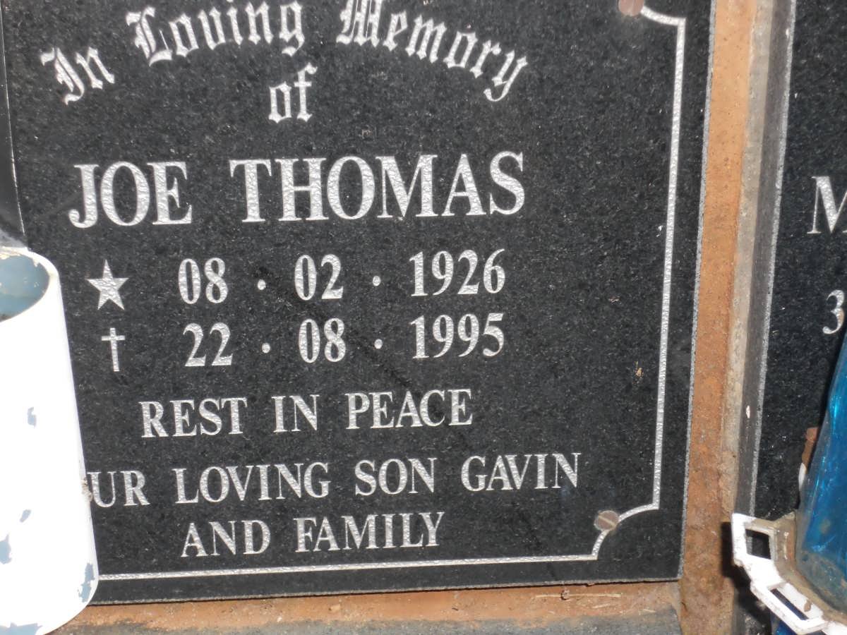 THOMAS Joe 1926-1995