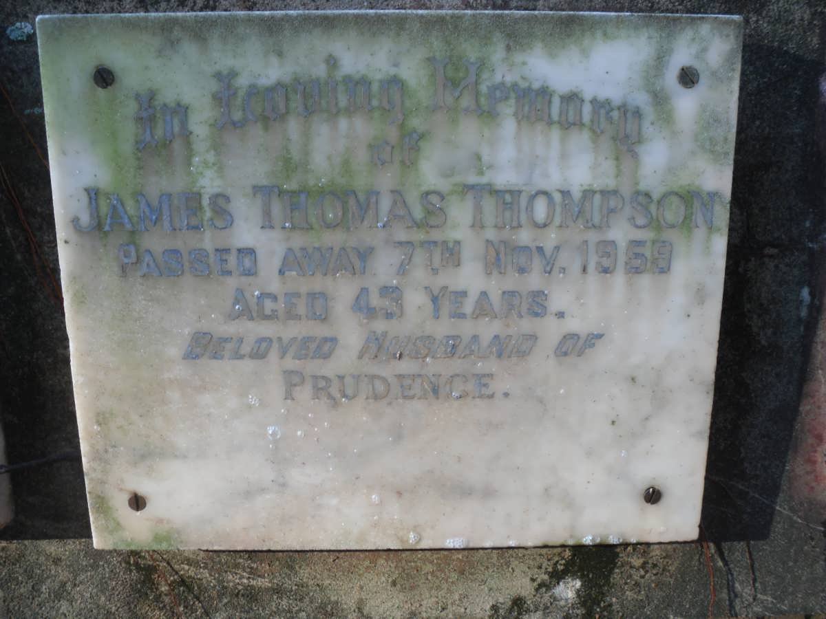 THOMPSON James Thomas -1959