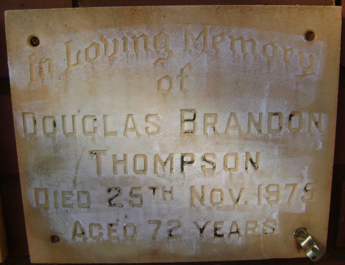 THOMPSON Douglas Brandon -1975