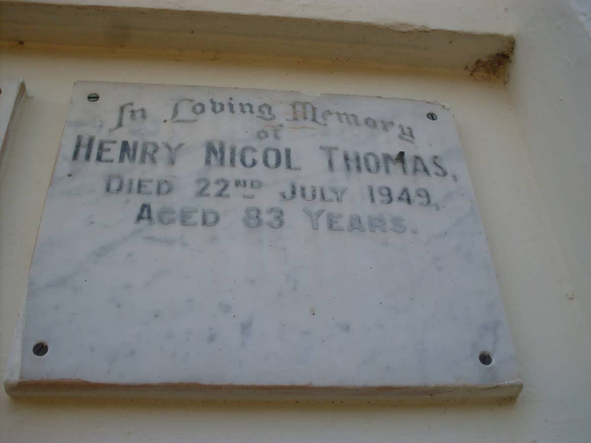THOMAS Henry Nicol -1949